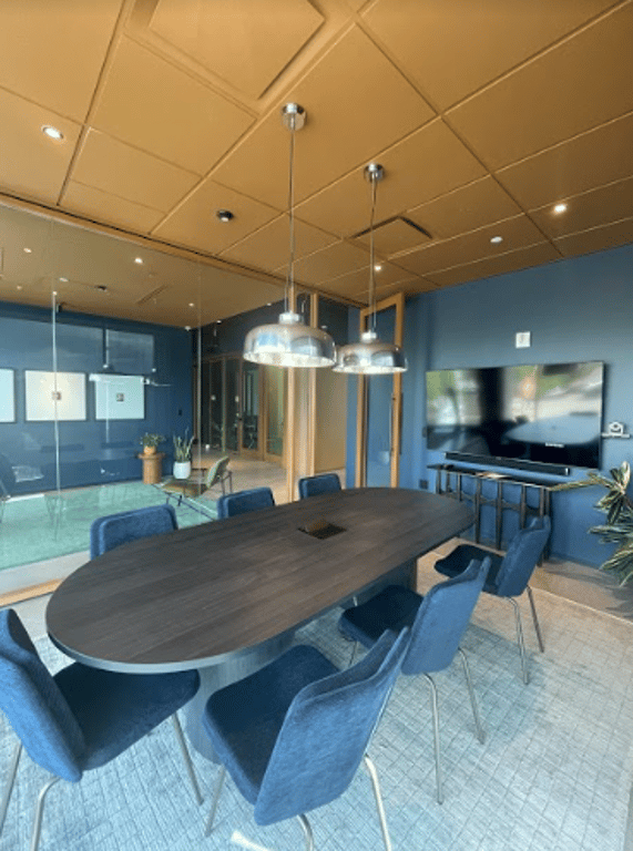 An interior shot of Sage Conference Room