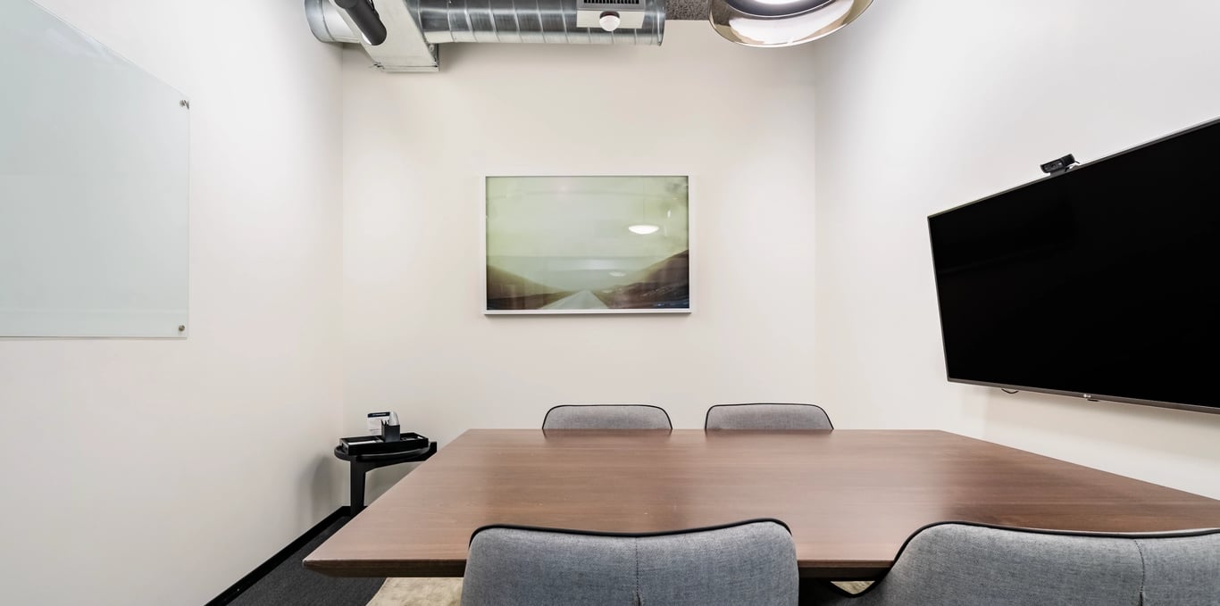 An interior shot of Conference Room F