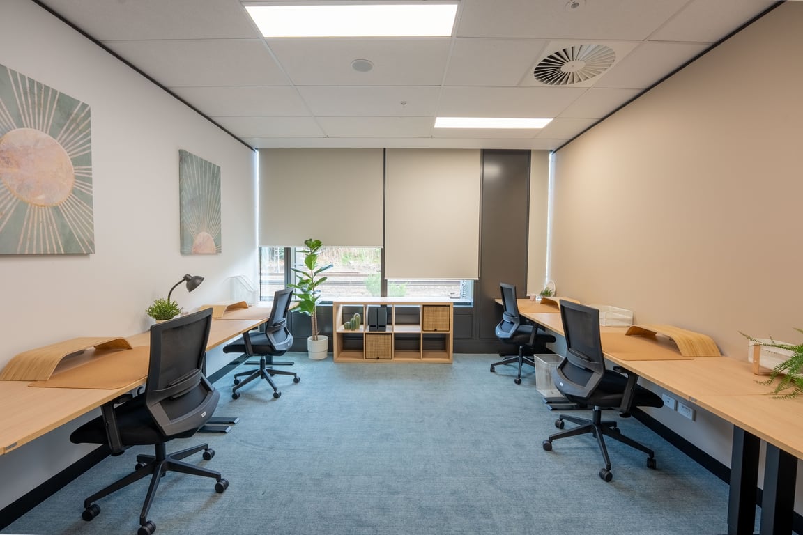 An interior shot of Suite 1