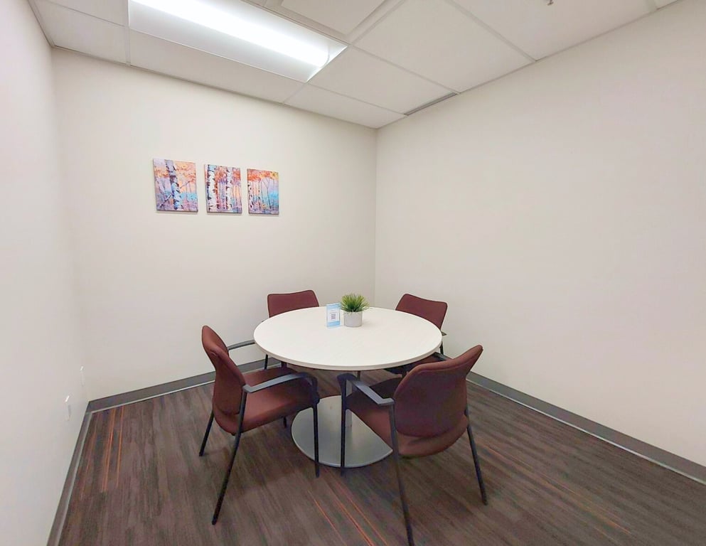An interior shot of #521 - HOURLY COUNSELLING / MULTI PURPOSE ROOM FOR RENT