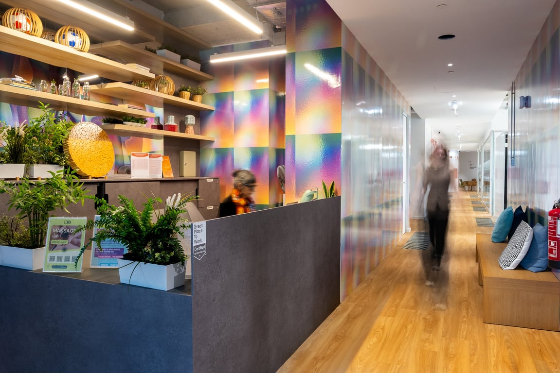 An interior shot of IDEA Spaces - Parque das Nações