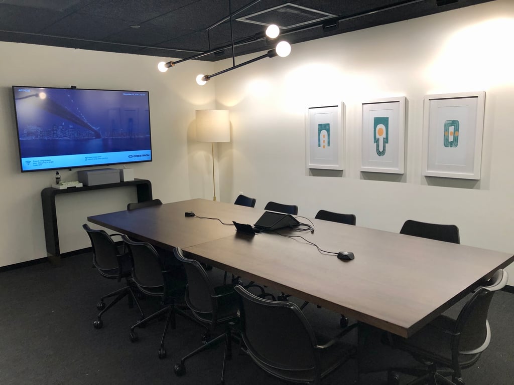 An interior shot of Conference F