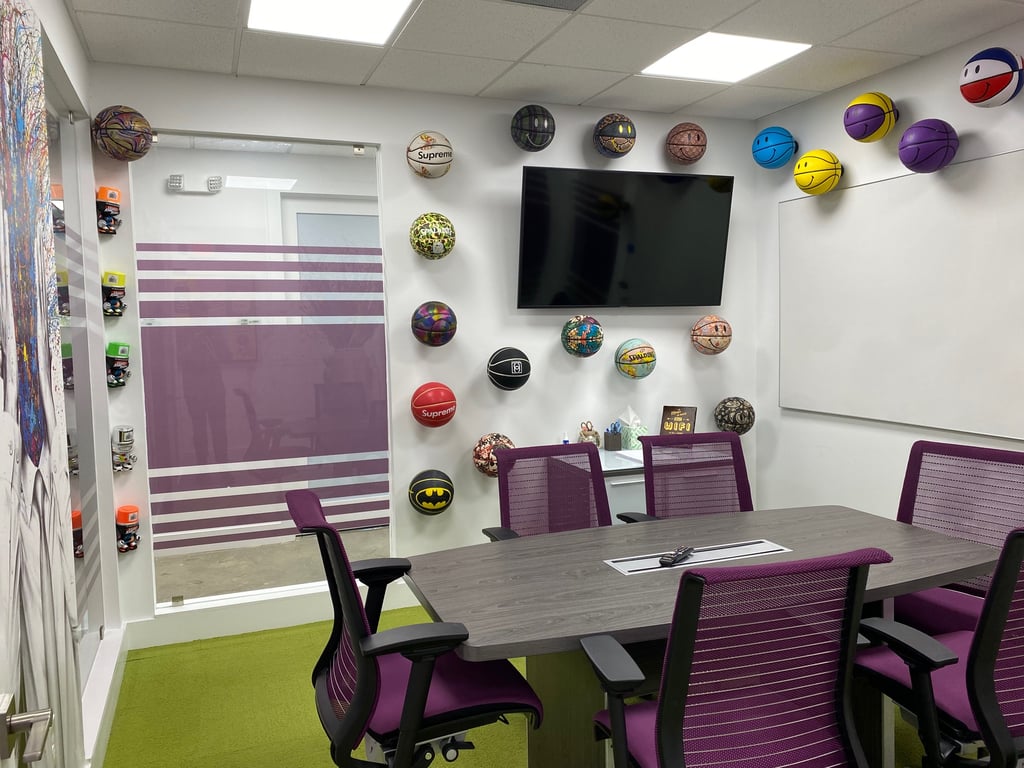 An interior shot of Meeting Room