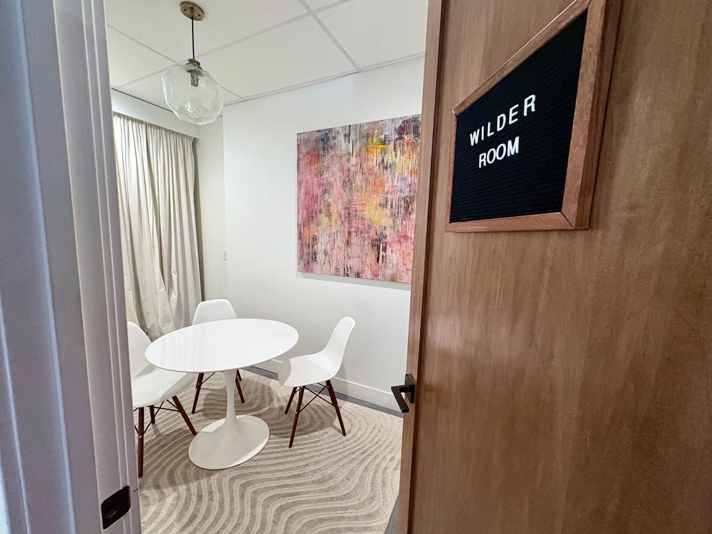 An interior shot of Wilder Consult Room