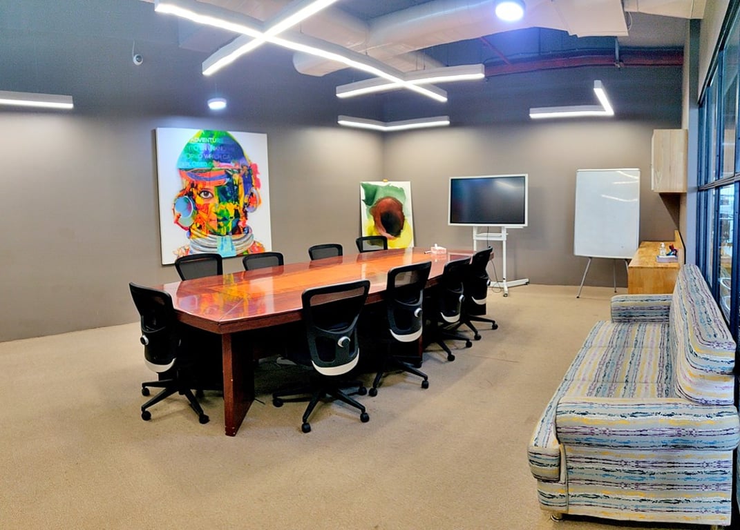 An interior shot of Conference Room 1