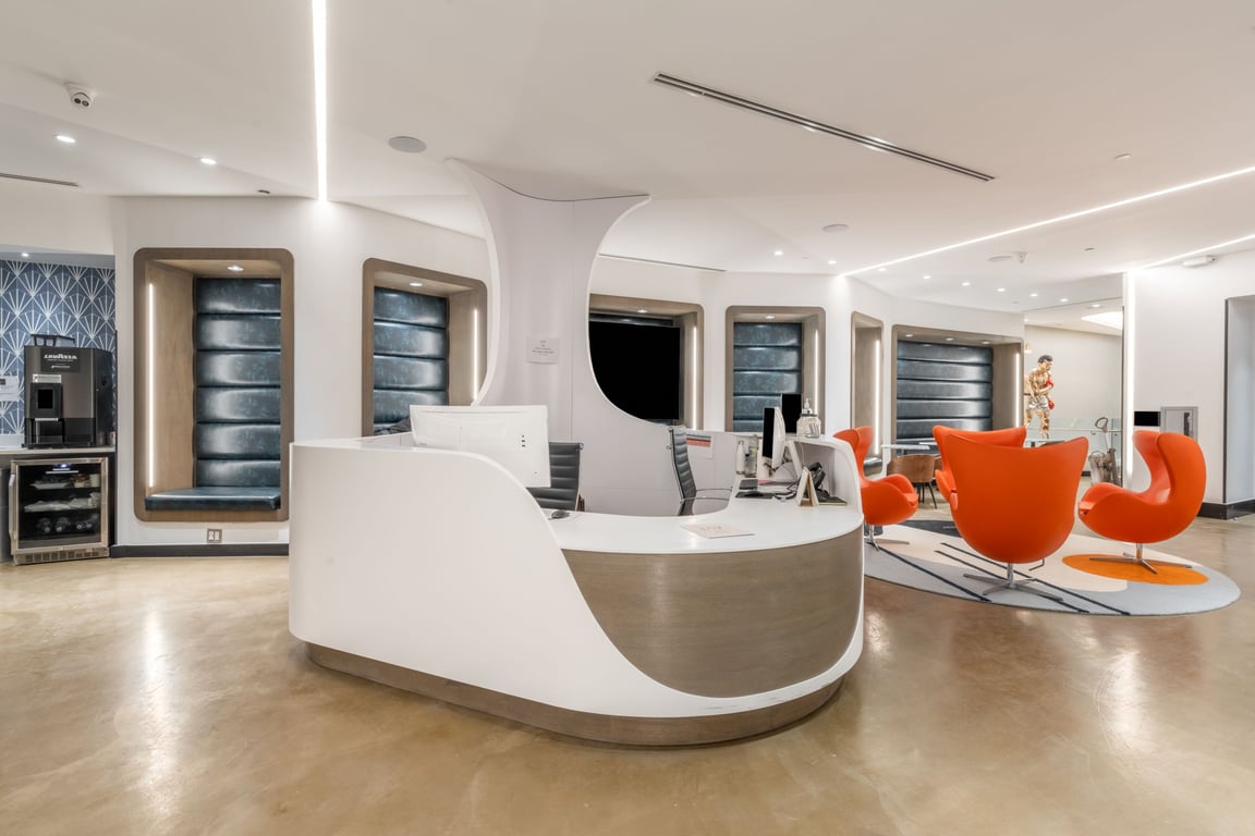 An interior shot of Jay Conference Bryant Park