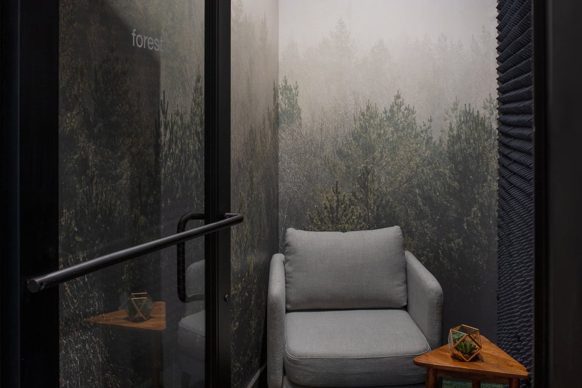 An interior shot of Forest