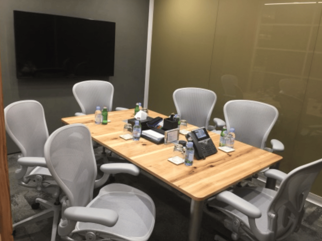 An interior shot of 35B Meeting Room