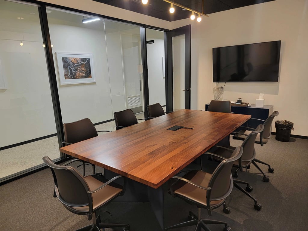 An interior shot of Conf. Room Q
