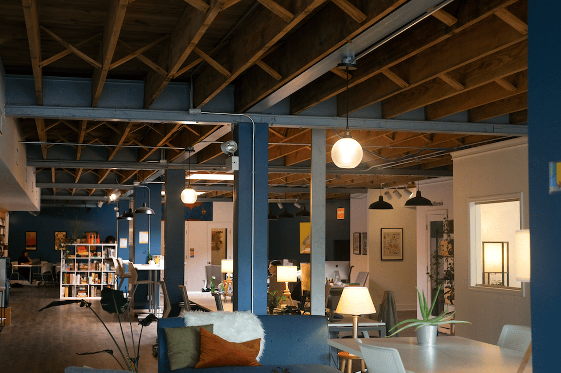 An interior shot of Second Shift