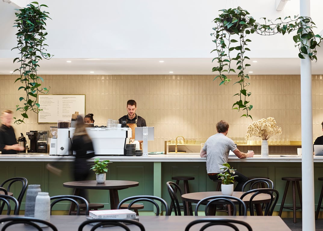 An interior shot of Hub - Collins Street