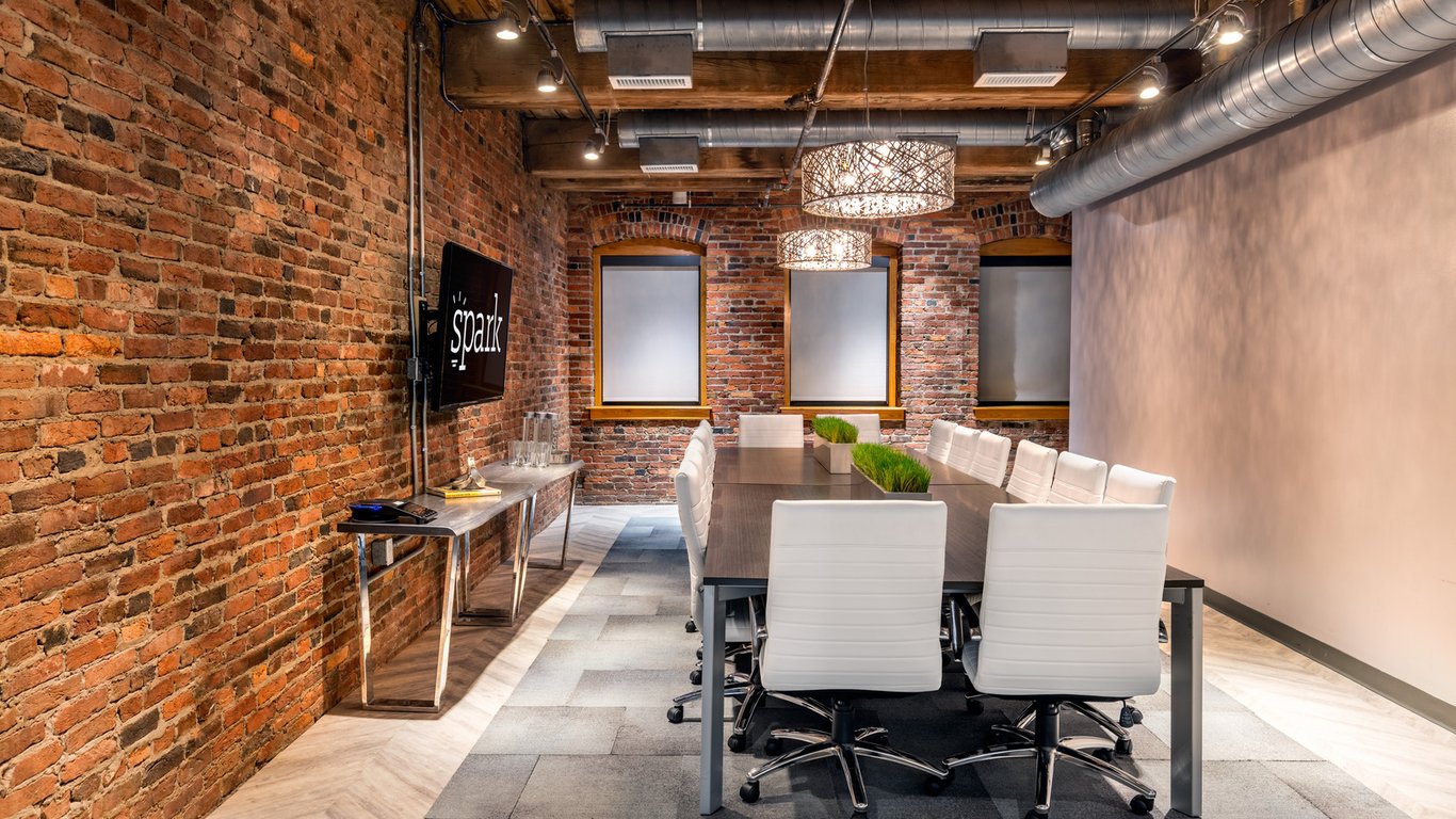 An interior shot of Large Boardroom