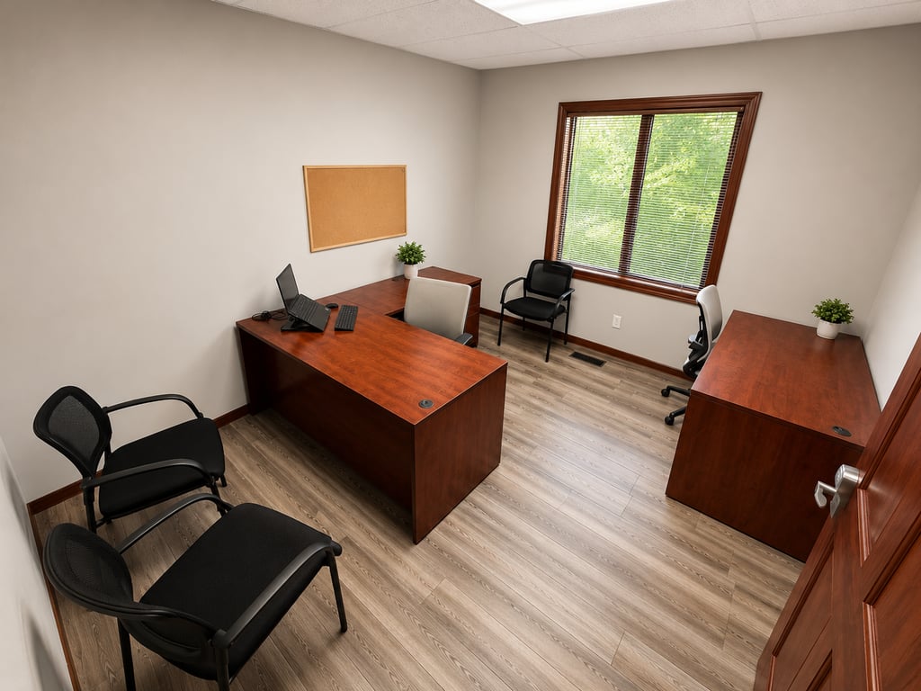 An interior shot of Private Day Office A2