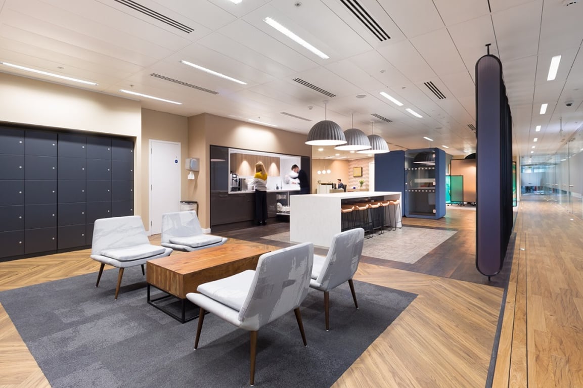 An interior shot of Landmark: Manchester, Spinningfields