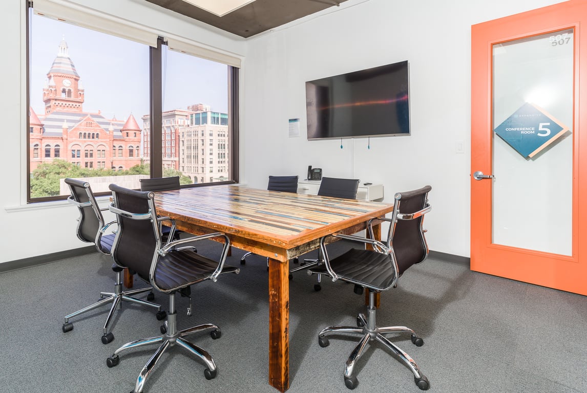 An interior shot of Conference Room 5