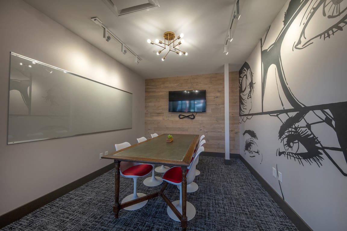 An interior shot of Room 60