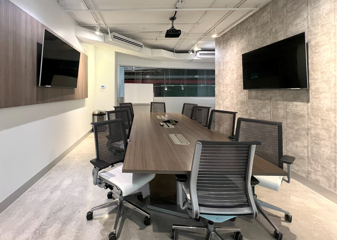 An interior shot of Fire - 10 to 12 person Boardroom