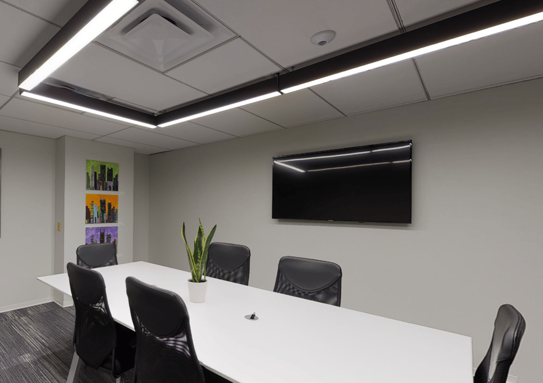 An interior shot of Build Conference Room
