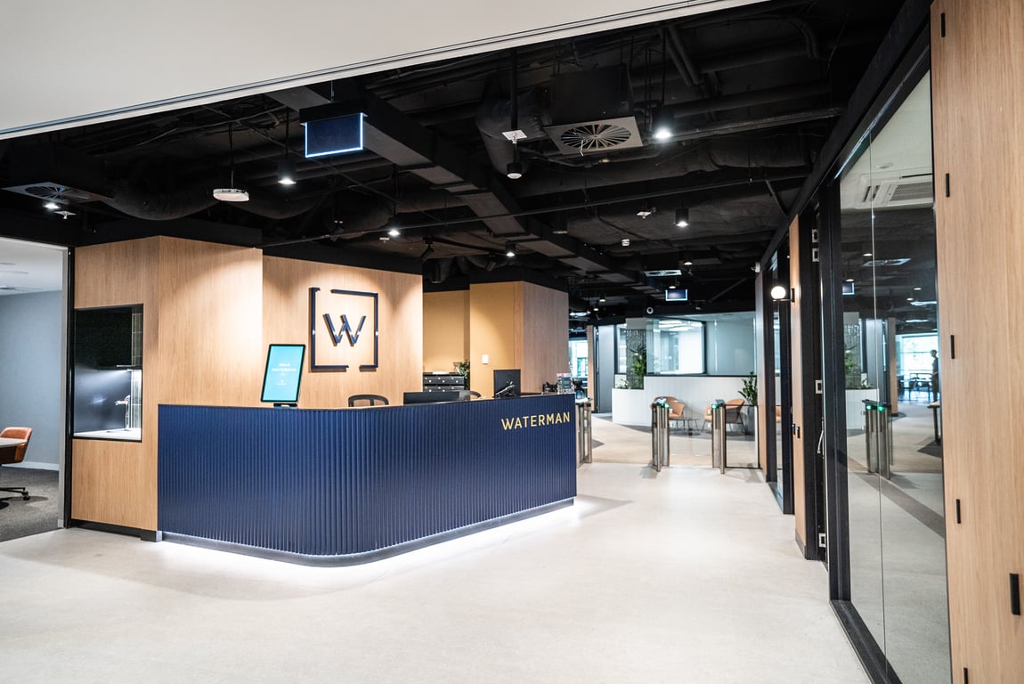 An interior shot of Waterman - Richmond Victoria Gardens