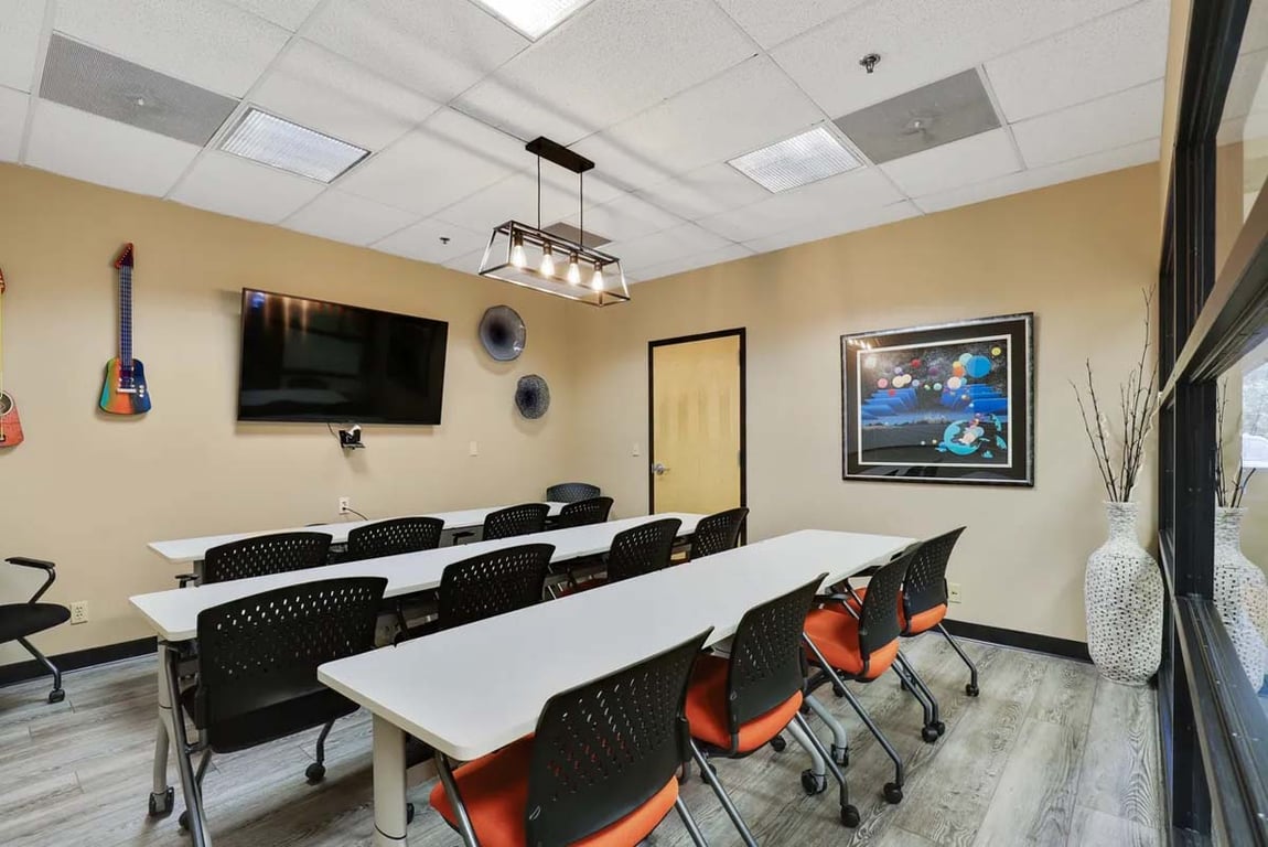 An interior shot of Annex Workspace Chesterfield Large Conference Room