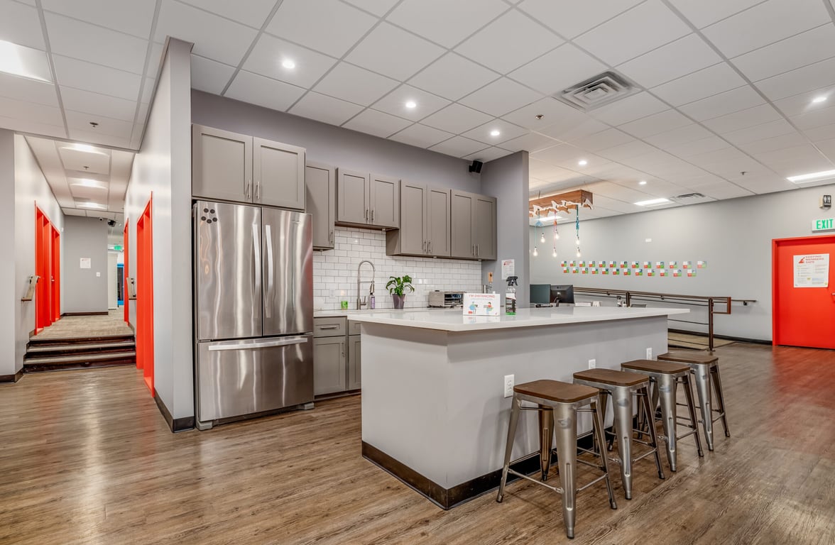An interior shot of Basecamp Coworking