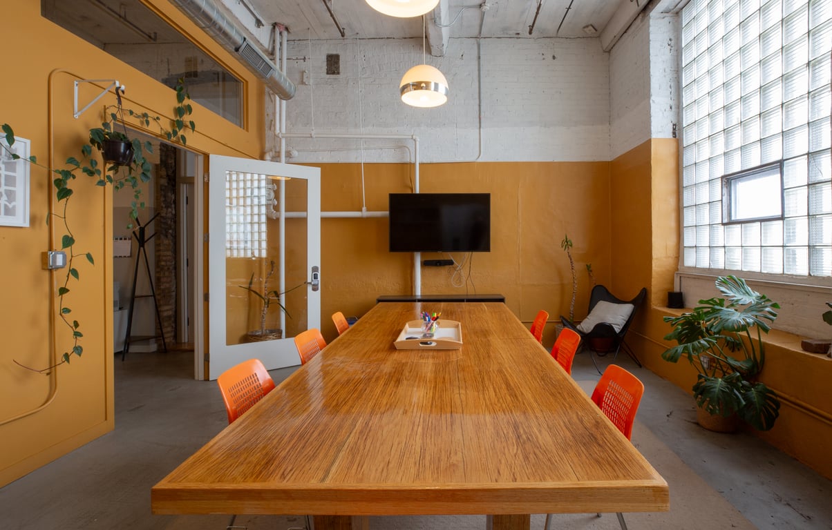 An interior shot of Art/Work Conference Room