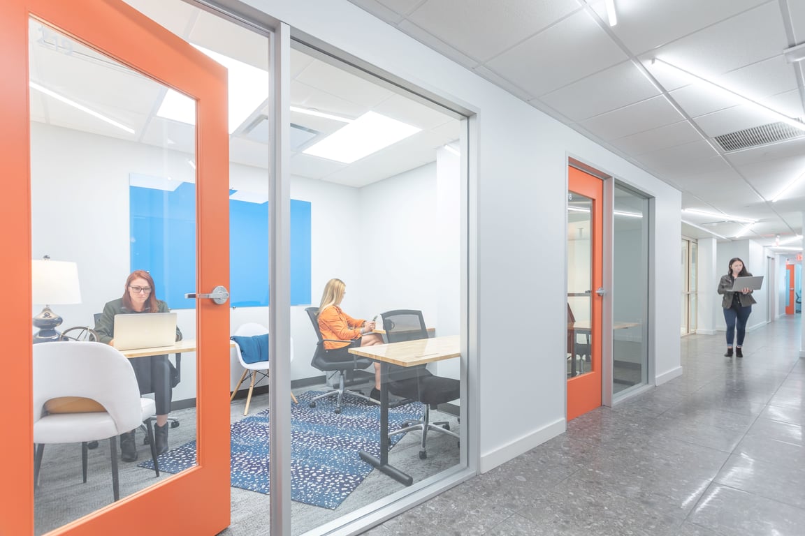 An interior shot of Private Day Office