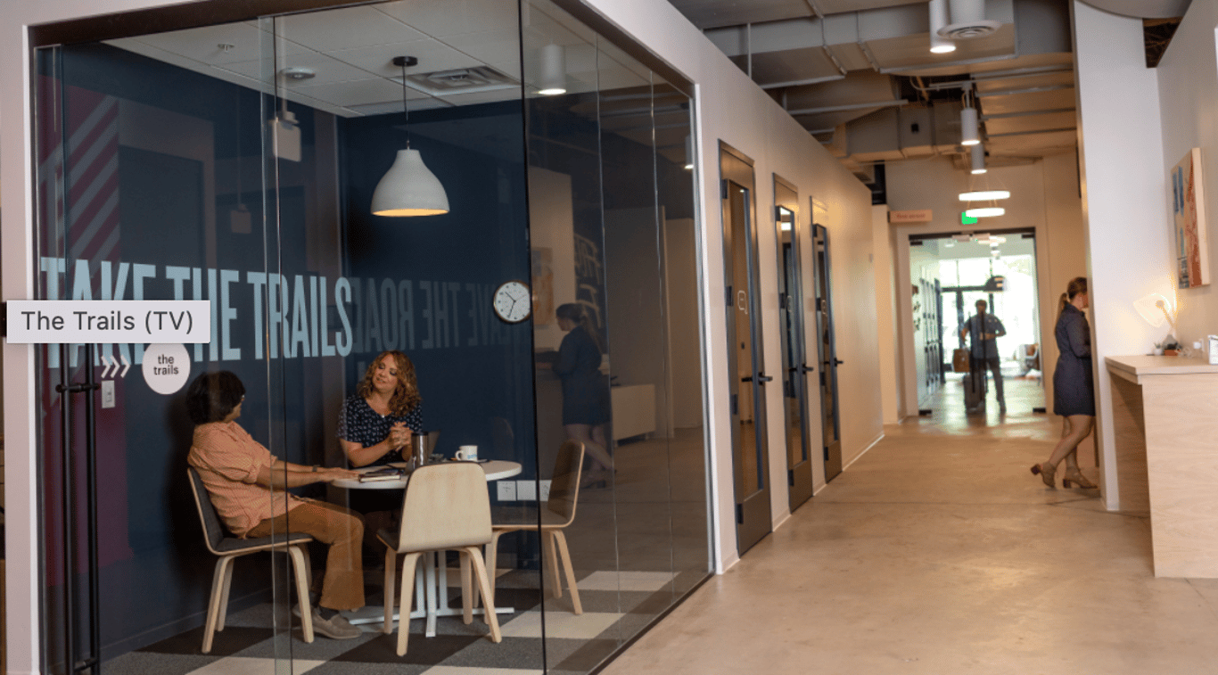 An interior shot of The Trails Room