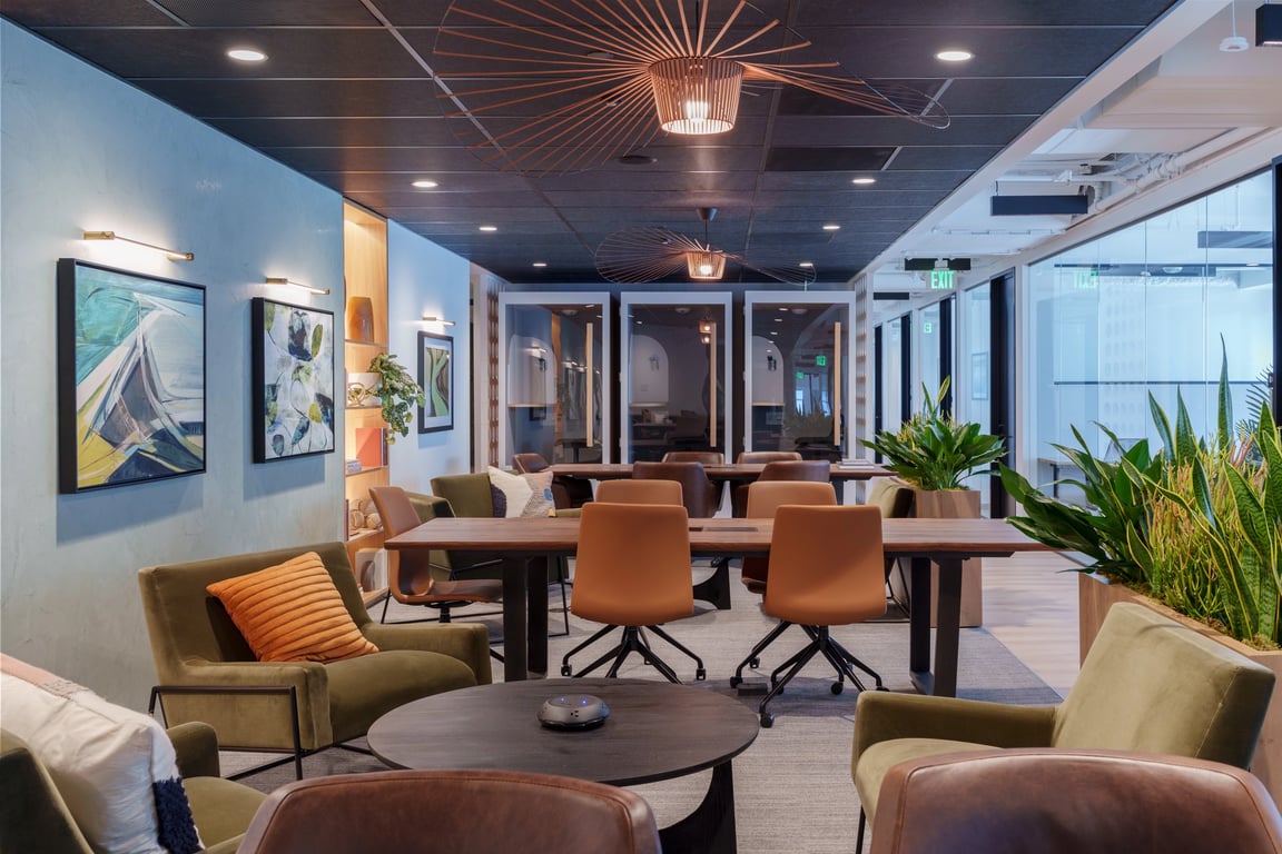 An interior shot of Industrious - West Hollywood - 9229 Sunset Blvd