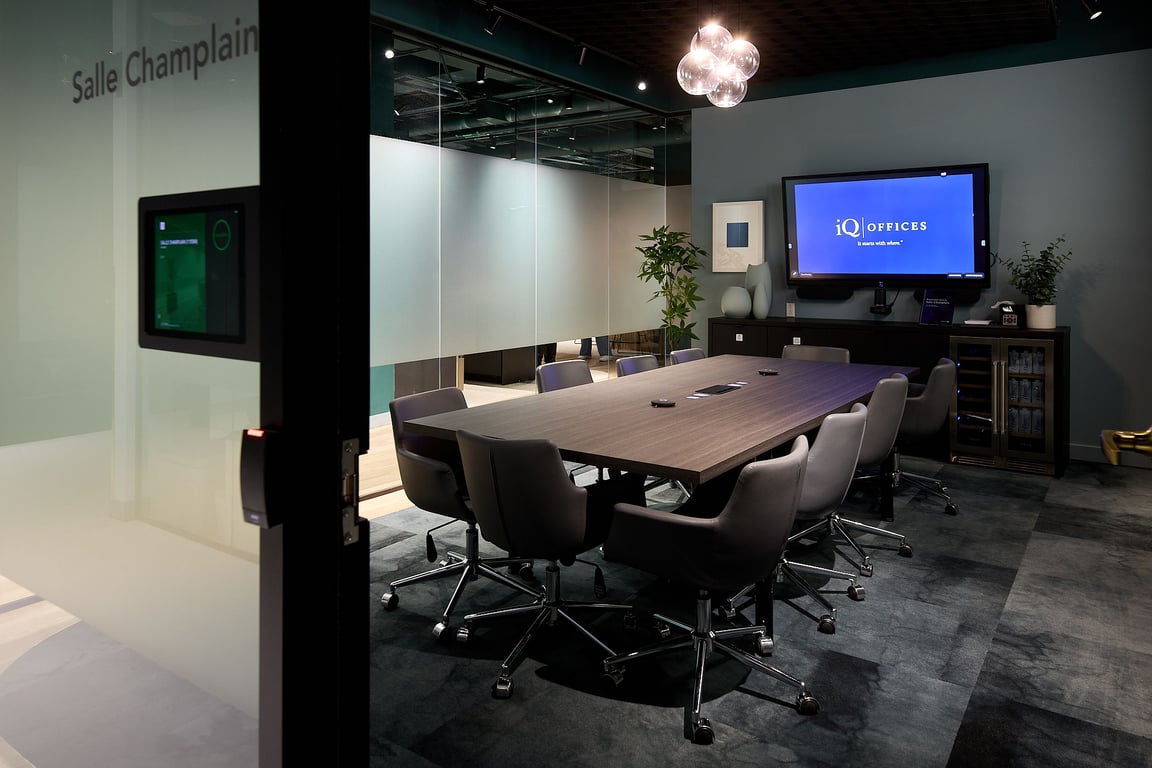 An interior shot of Salle Champlain