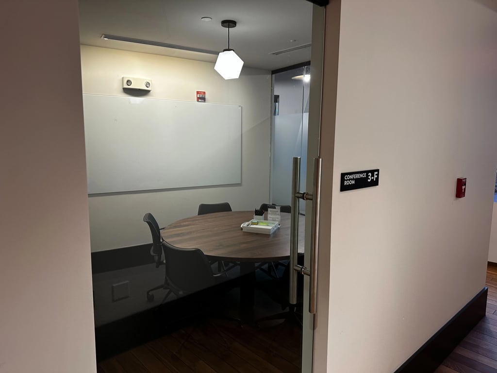 An interior shot of Conference 3-F