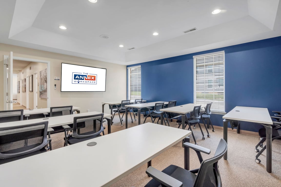 An interior shot of Annex Workspace St. Peters Training Center