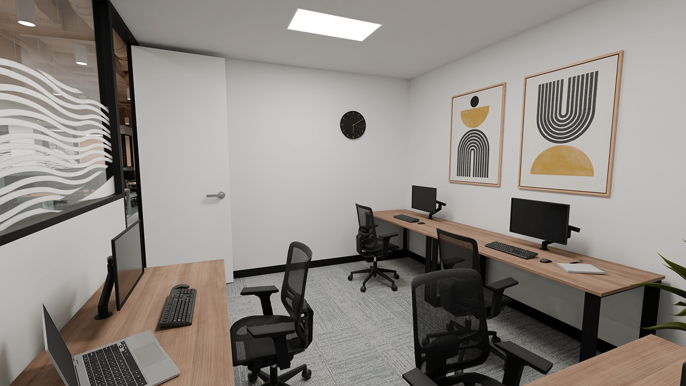 An interior shot of Suite 3