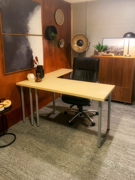 An interior shot of Drop In Office