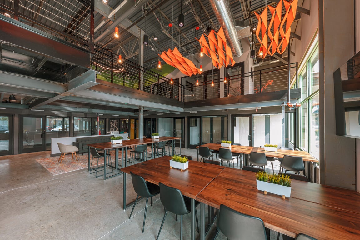 An interior shot of COhatch Noblesville