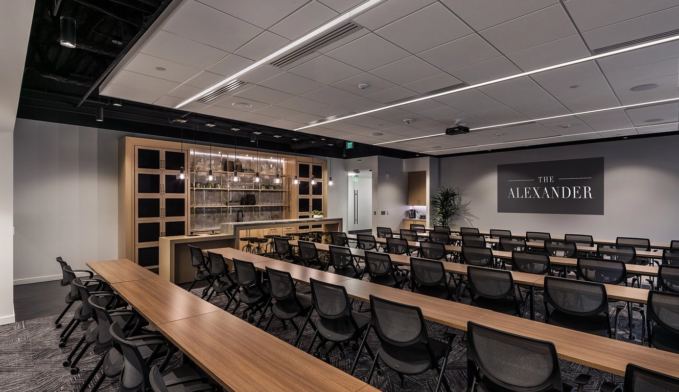 An interior shot of The Alexander