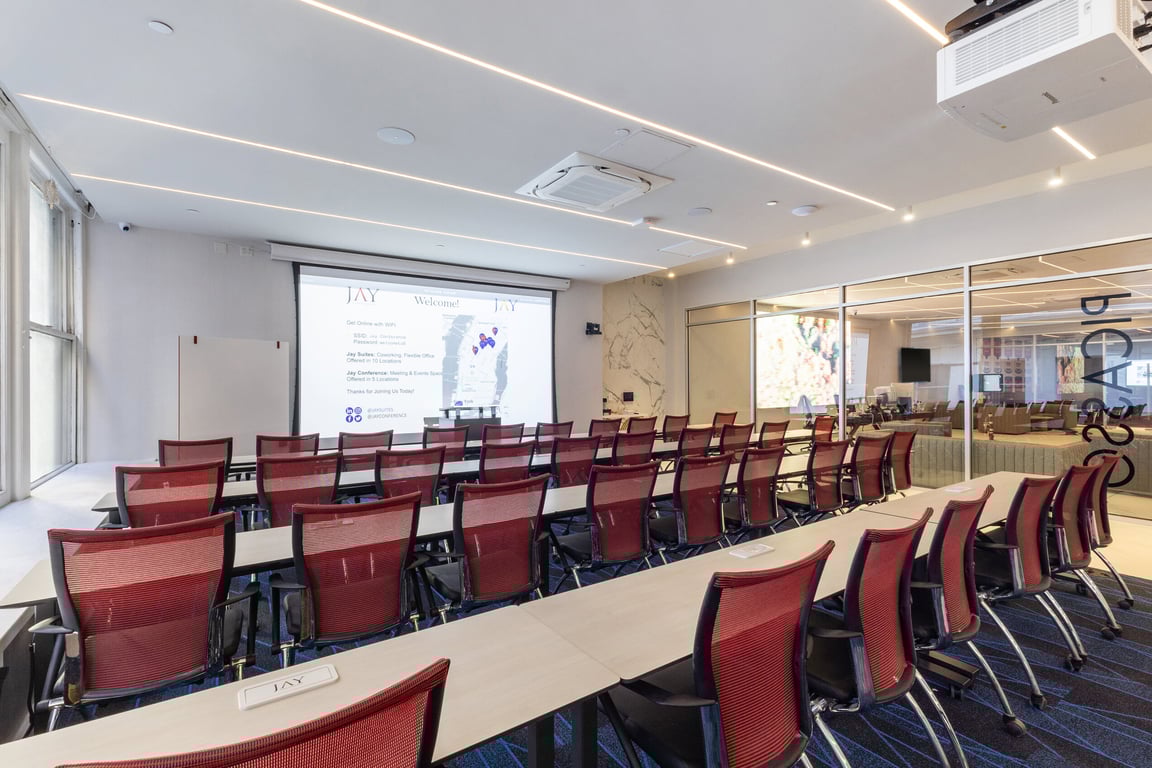 An interior shot of Jay Conference Empire @ 8 West 38th Street