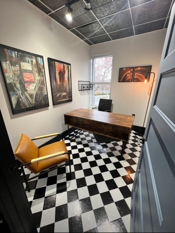 An interior shot of Luxe Private Desk Office