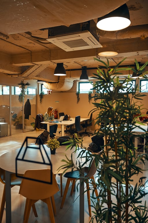 An interior shot of Cowork Flex