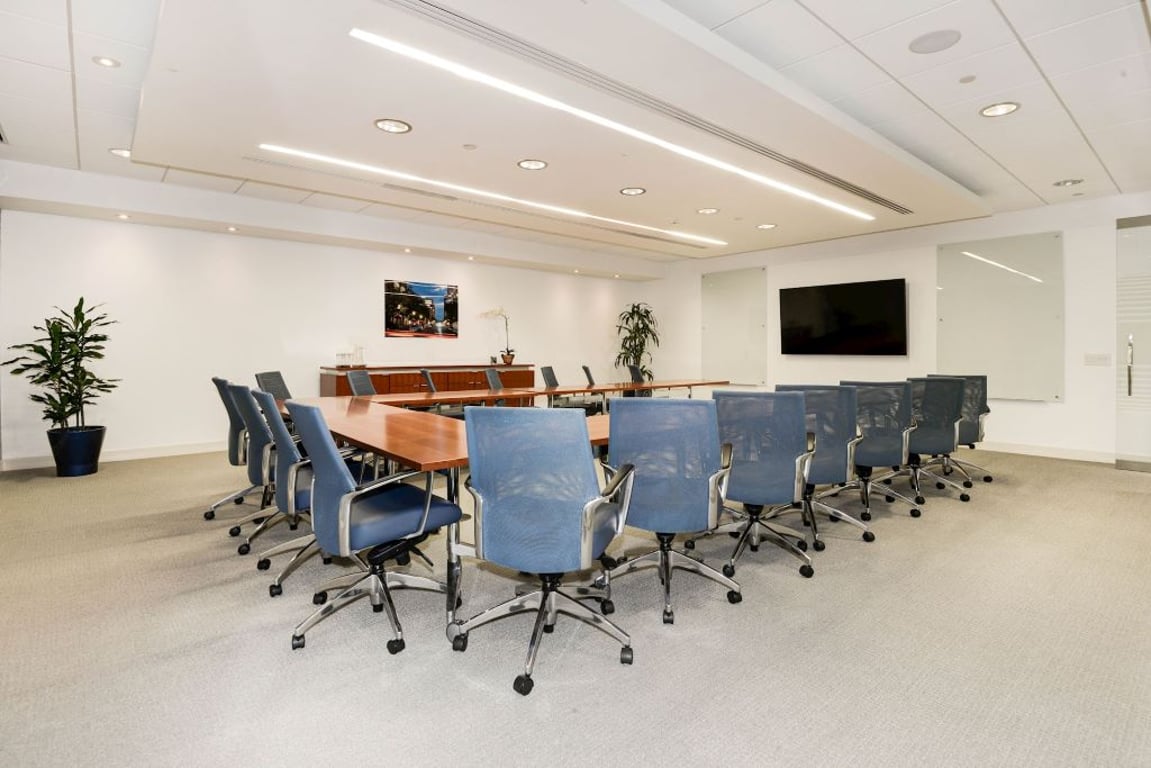 An interior shot of R.E Simon Training Room