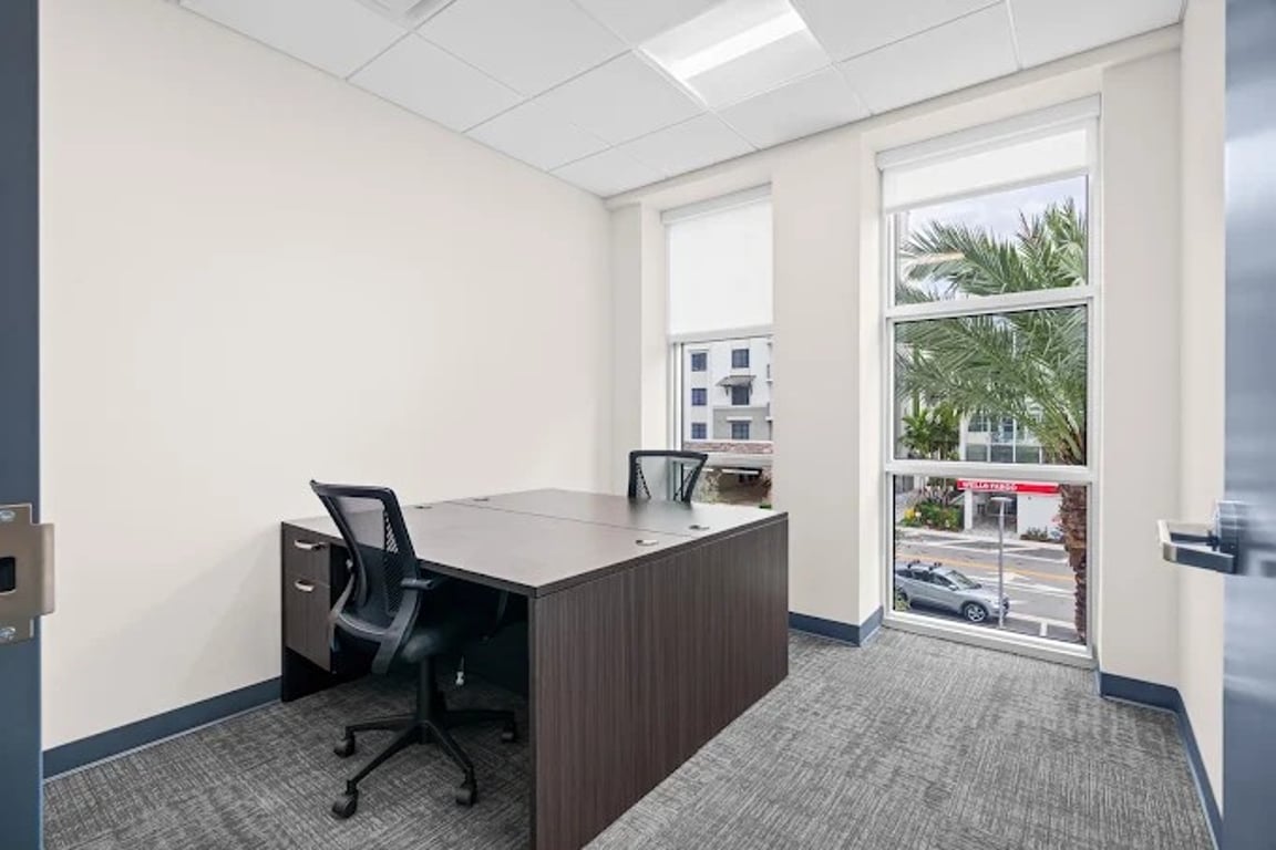 An interior shot of Private Office