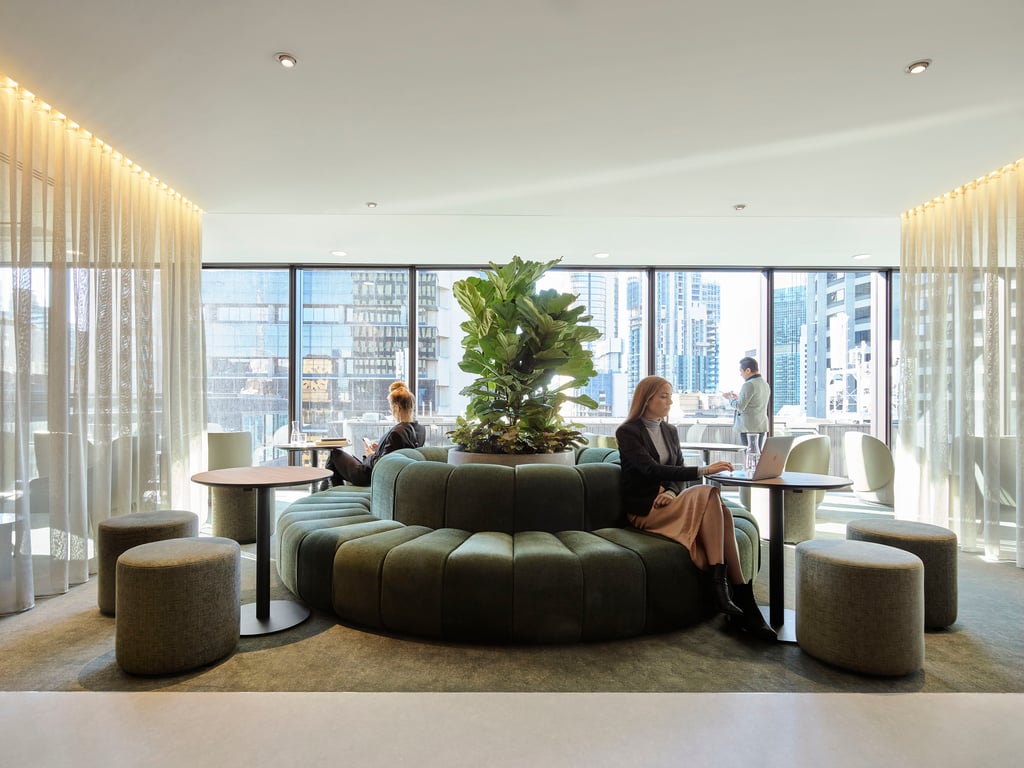 An interior shot of Hub - Wynyard