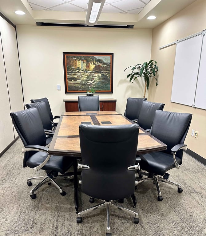 An interior shot of Small Conference Room III