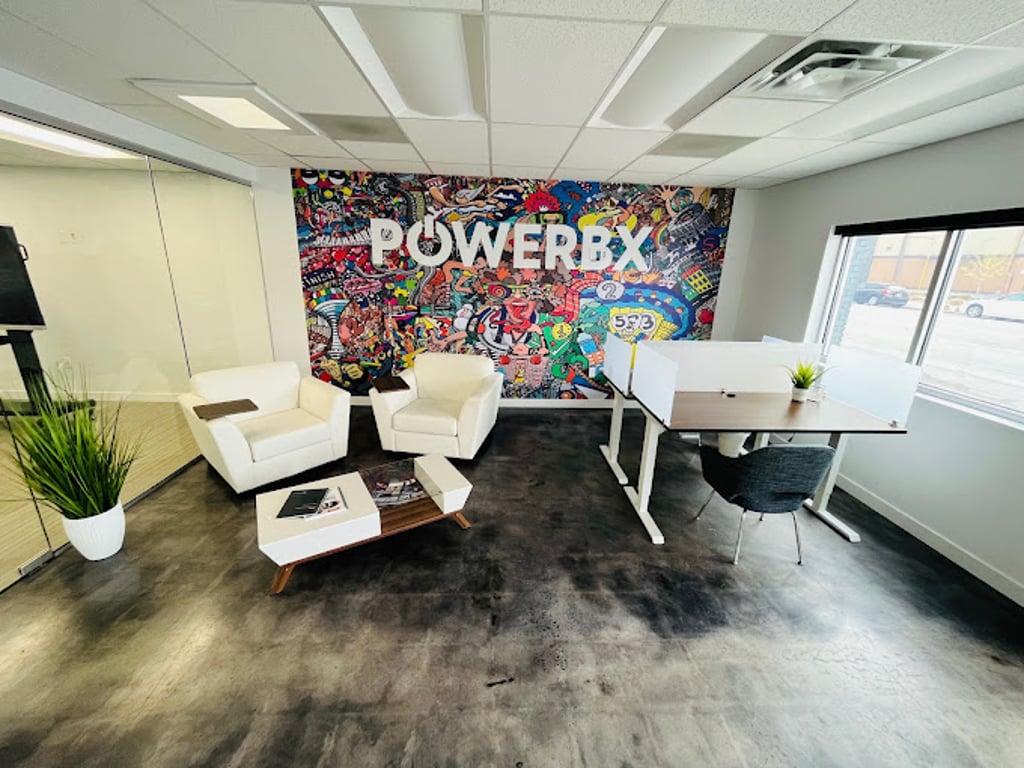 An interior shot of PowerBx Coworking