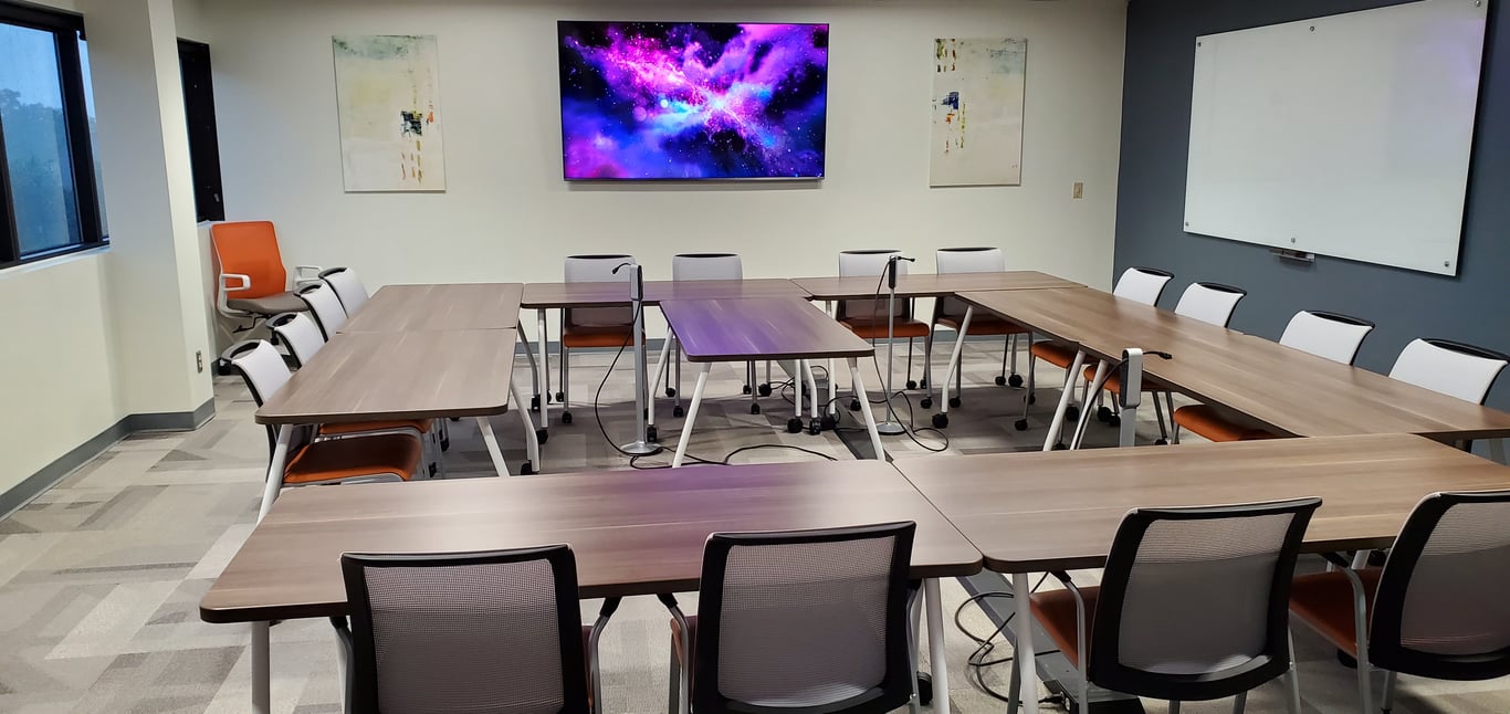 An interior shot of Large Conference Room/Training Room