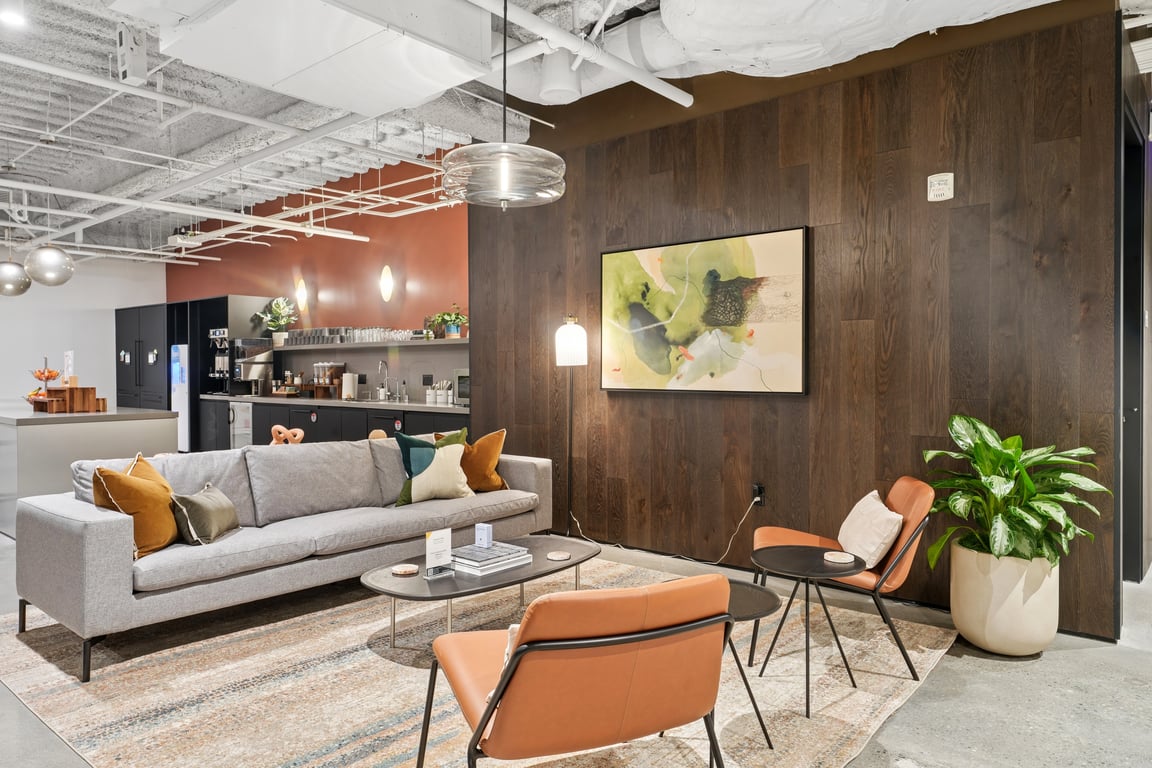 An interior shot of Industrious - Lake Union