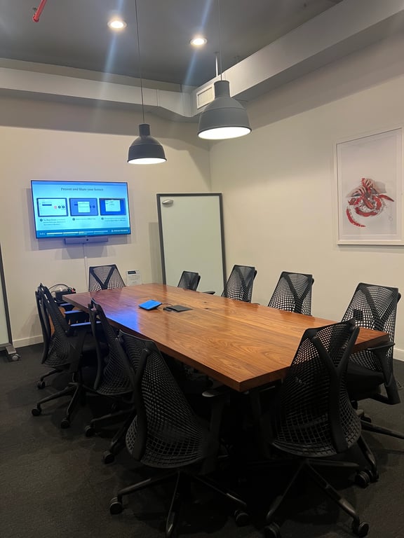 An interior shot of Conf Room C