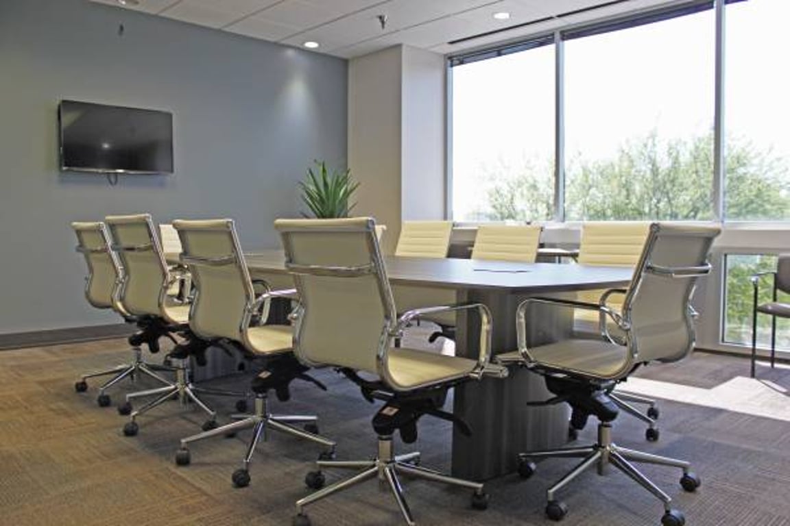 An interior shot of Executive Boardroom