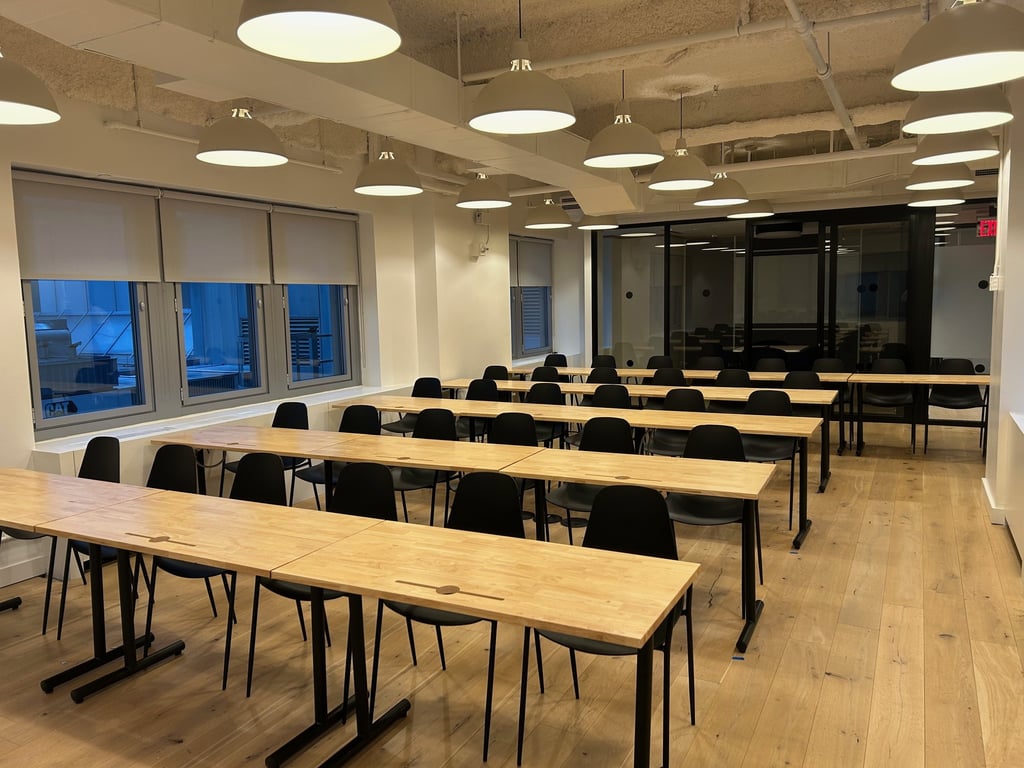 An interior shot of 1012 Training Room