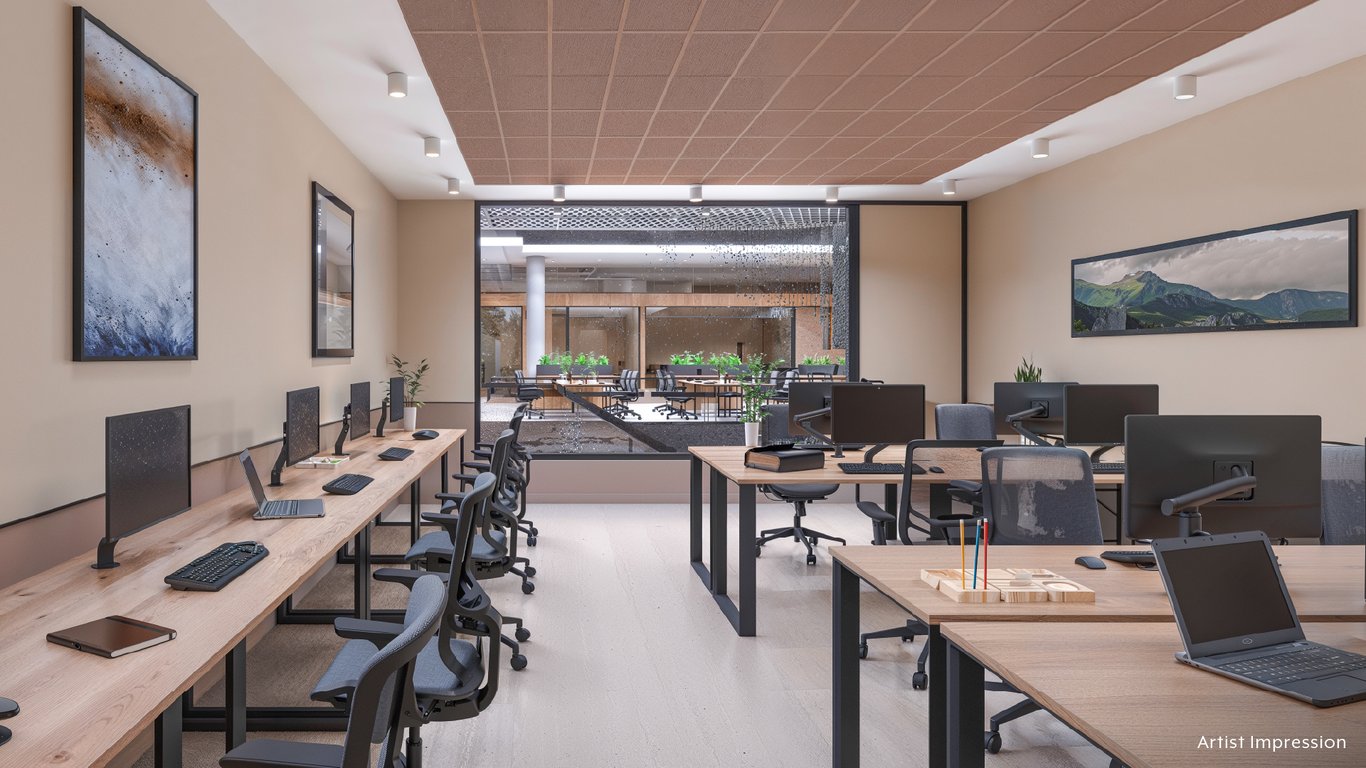 An interior shot of Suite 20